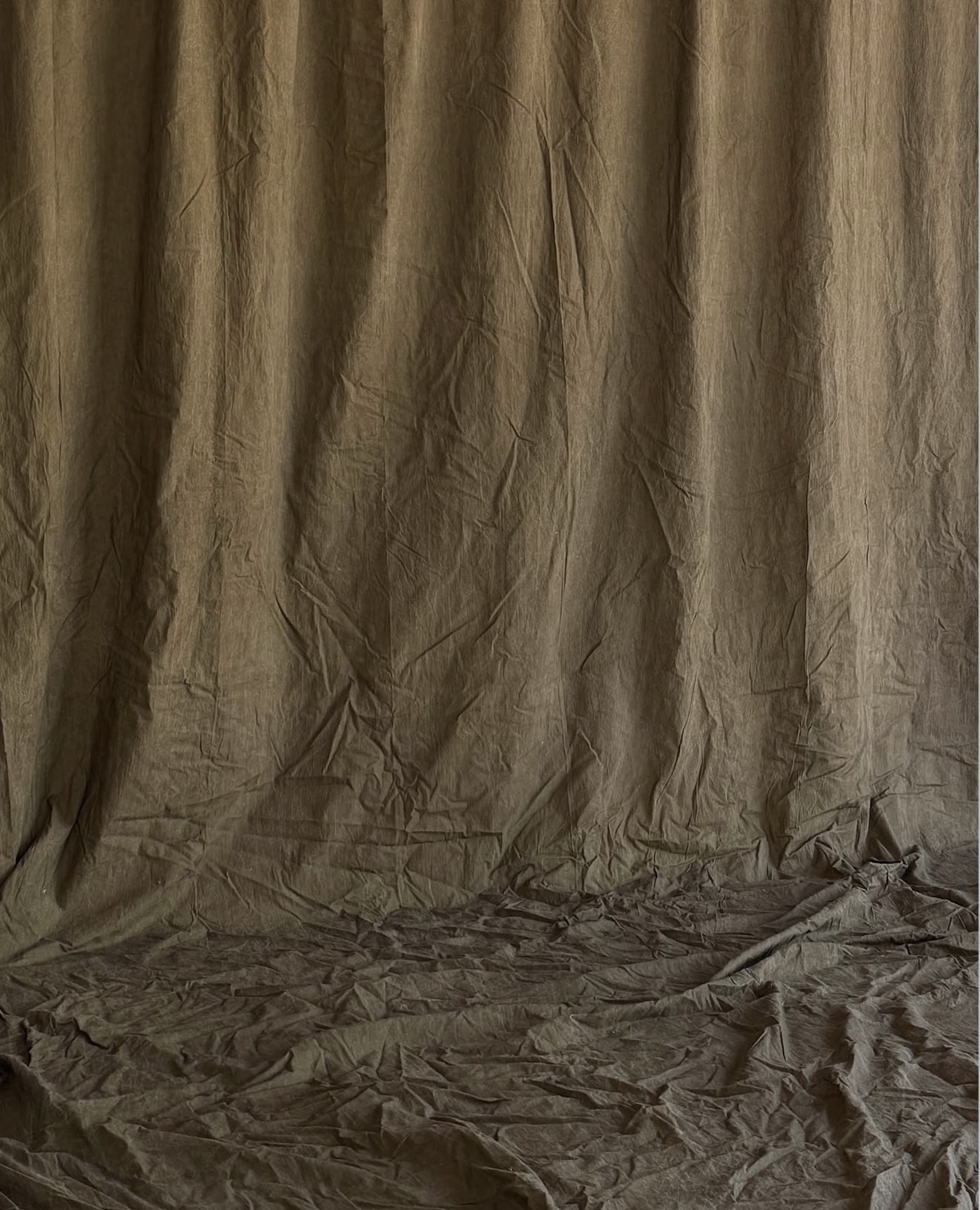 Brown drapery backdrop